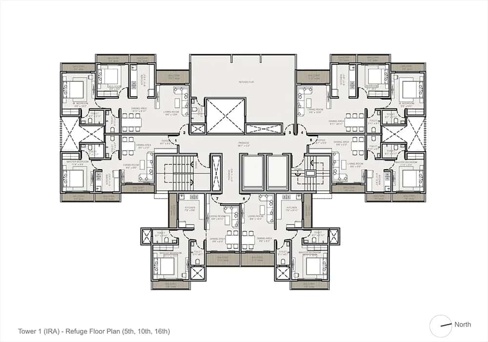 Techton Akhand Floor plan 1