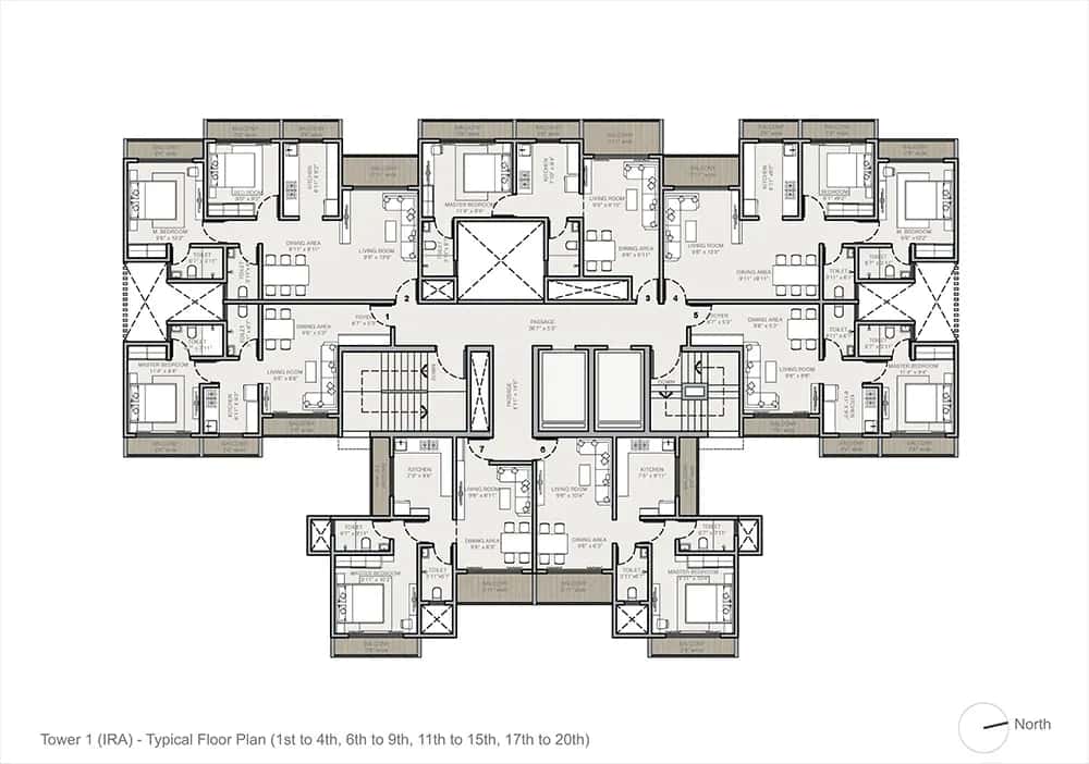 Techton Akhand Floor plan 3