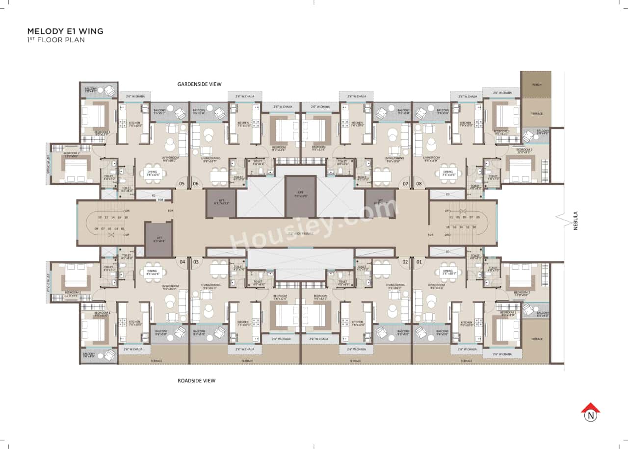 Tharwani Ariana Phase IV Floor plan 1