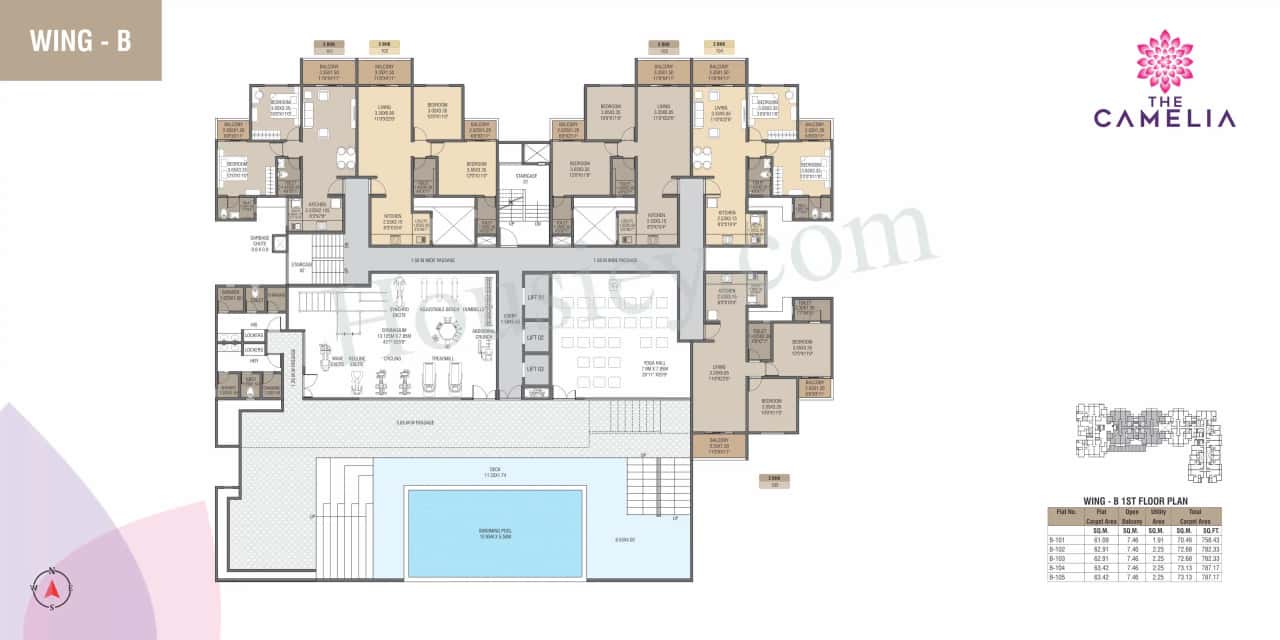 Akanksha The Camelia Floor plan 3