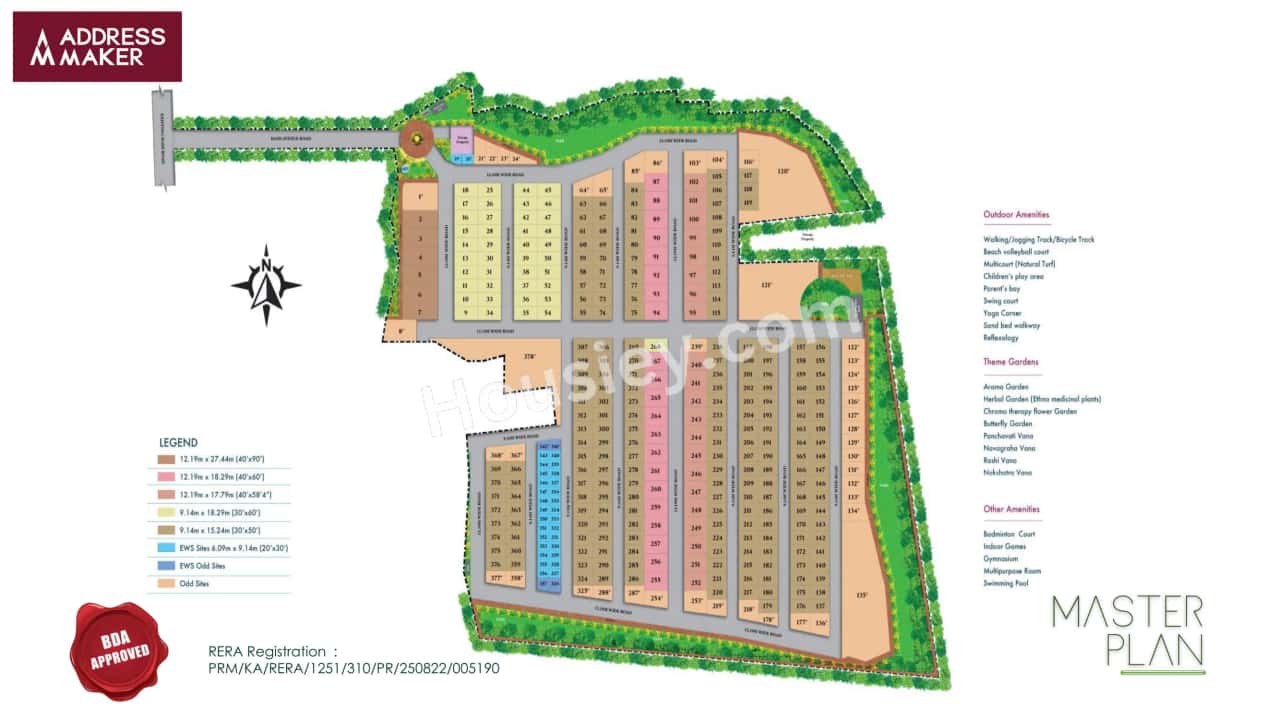 The Akshara Valley Address Floor Plan