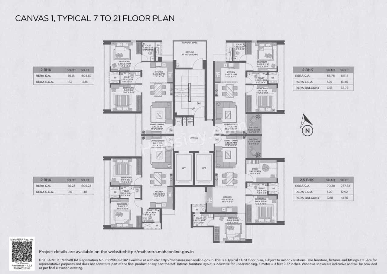 The Canvas Residences Floor plan 2