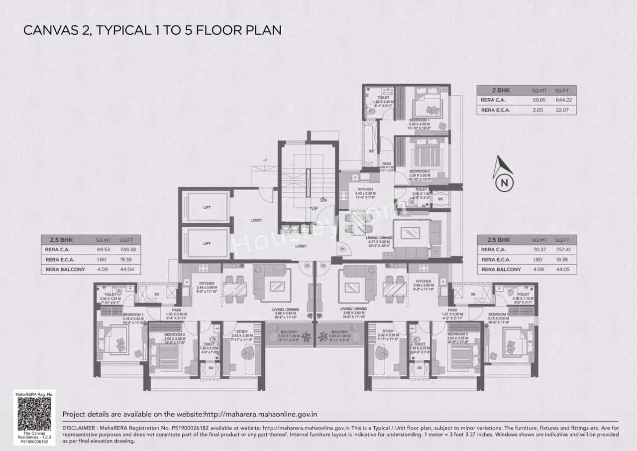 The Canvas Residences Floor plan 5