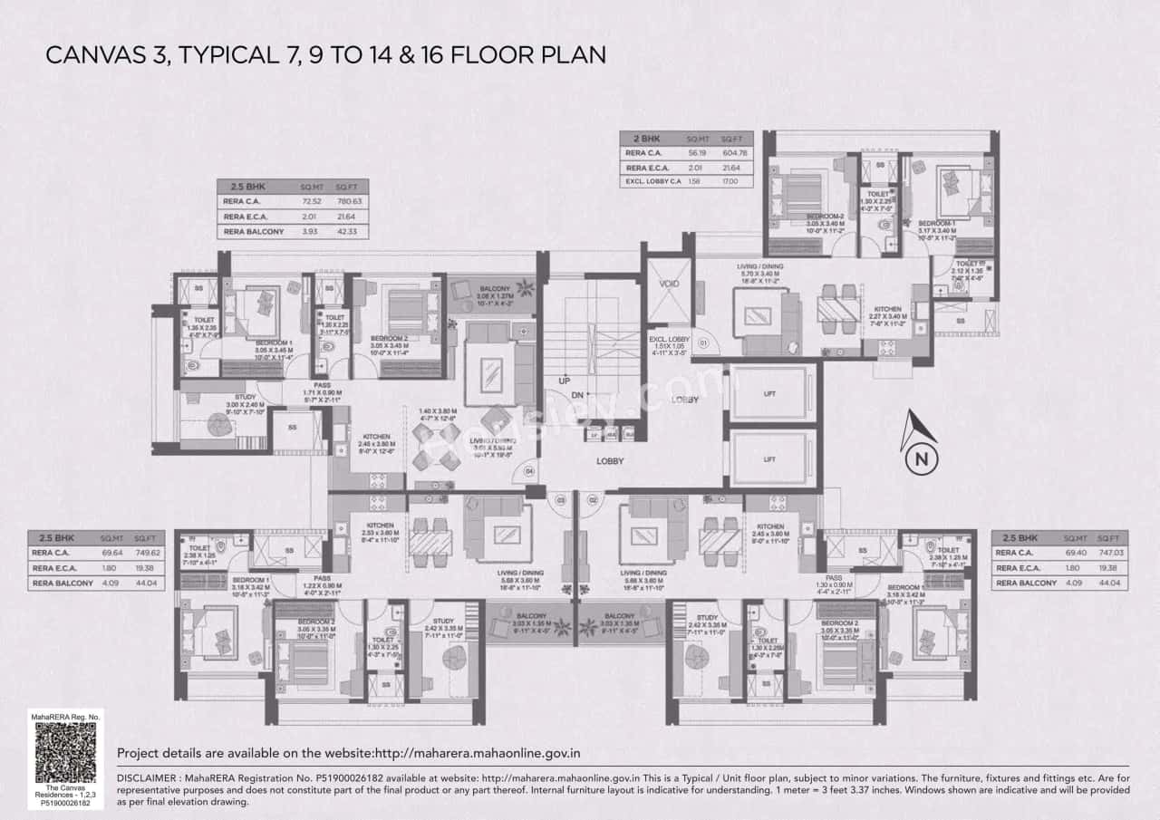 The Canvas Residences Floor plan 9