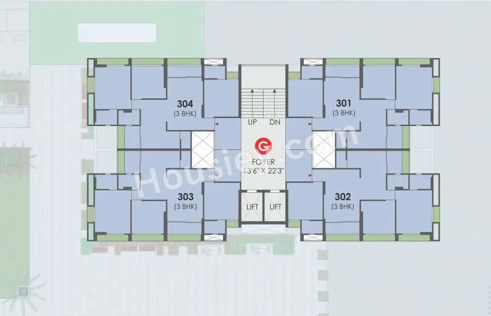 The Green Parmeshwar Floor plan 3