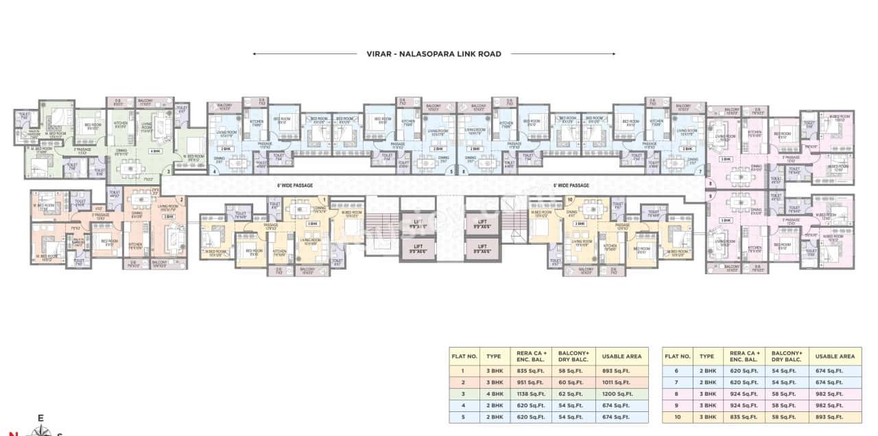 The Midtown Floor plan 2