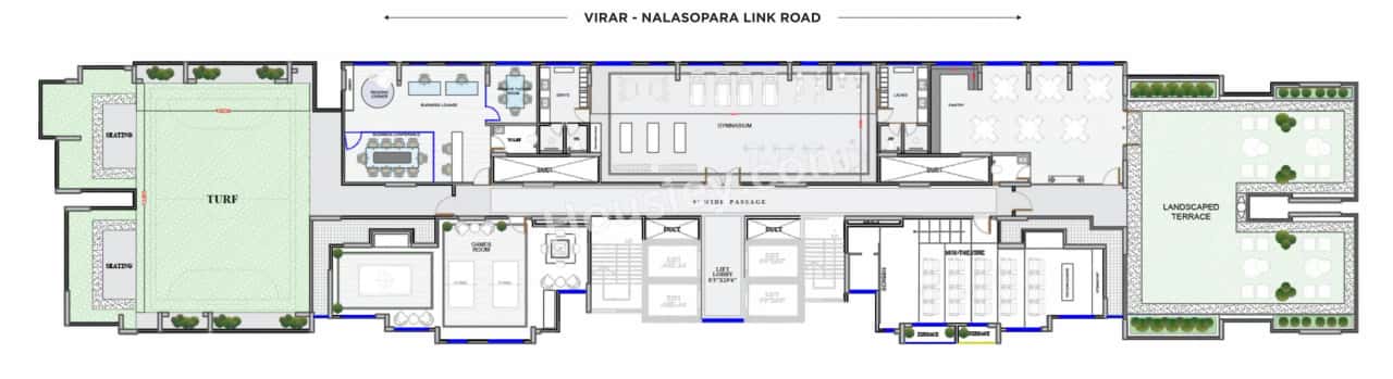 The Midtown Floor plan 1