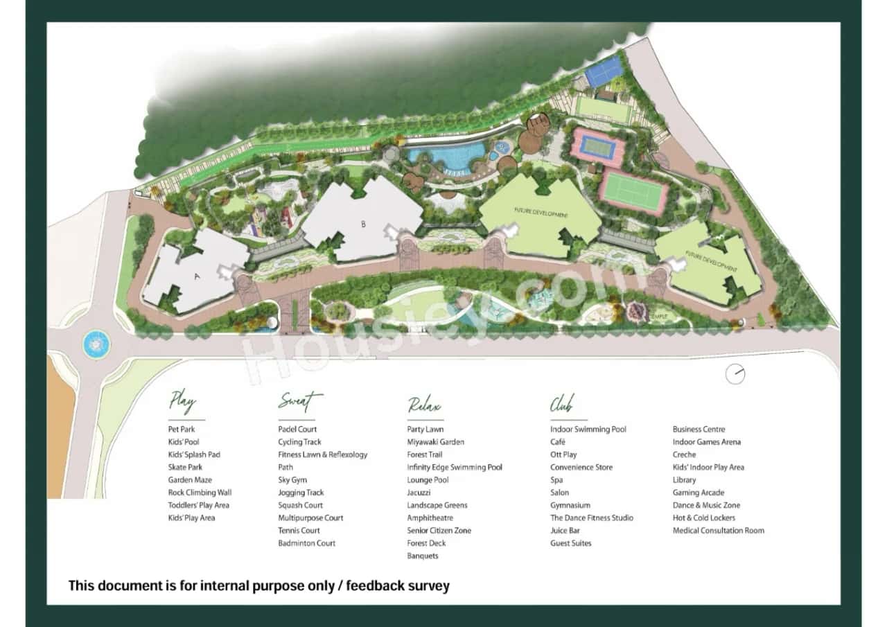 The Prestige City Forest Hill Floor Plan