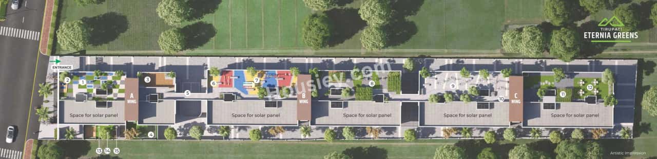 Tirupati Eternia greens Master Plan