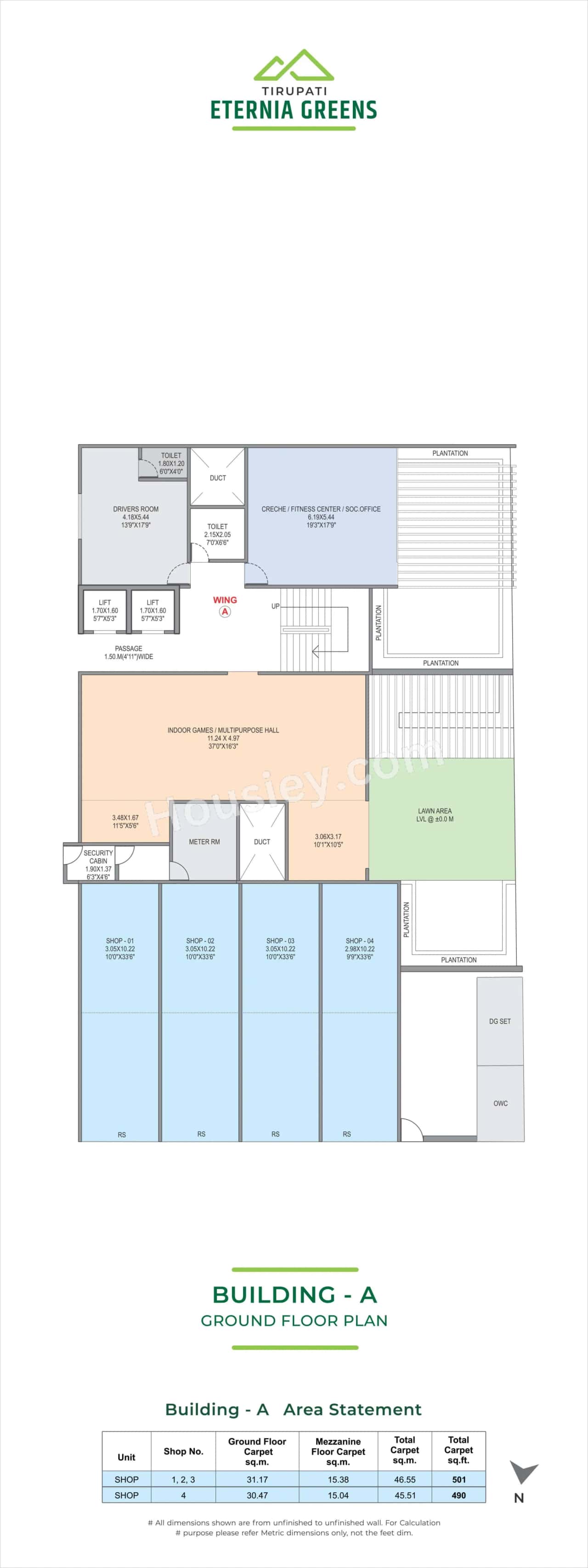 Tirupati Eternia greens Floor plan 1