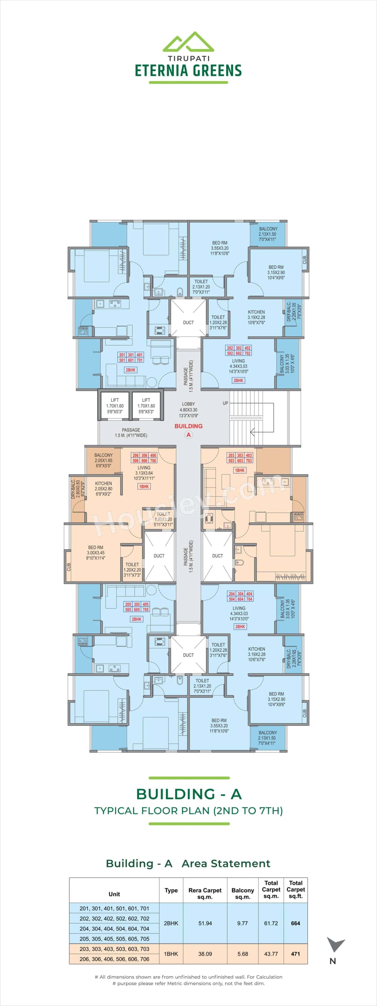 Tirupati Eternia greens Floor plan 3