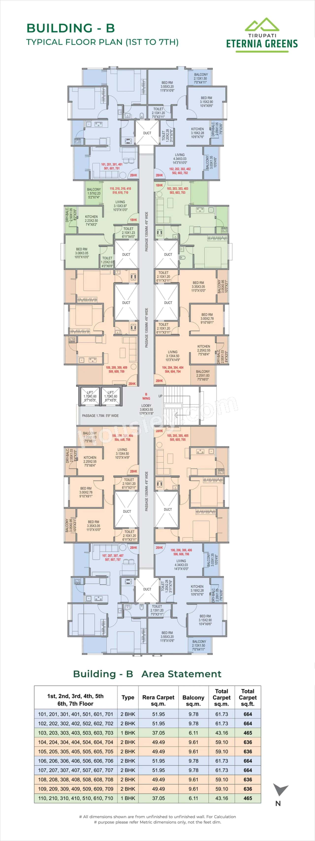 Tirupati Eternia greens Floor plan 4