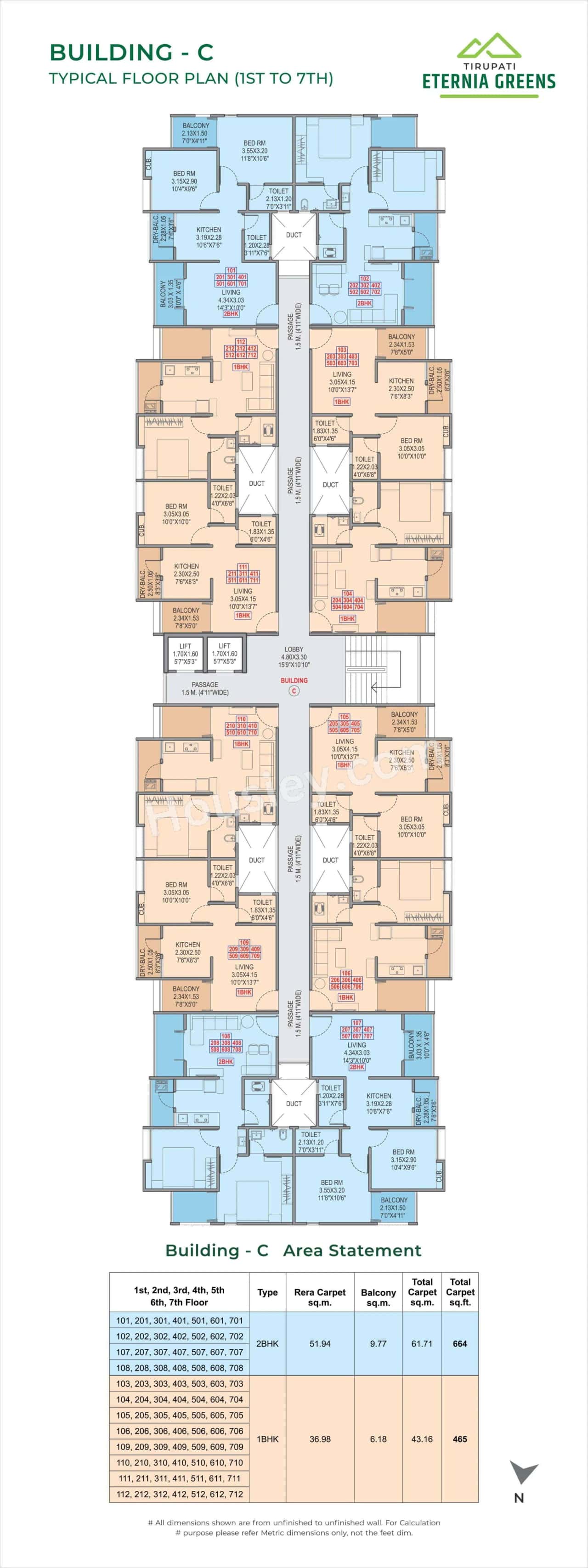 Tirupati Eternia greens Floor plan 5
