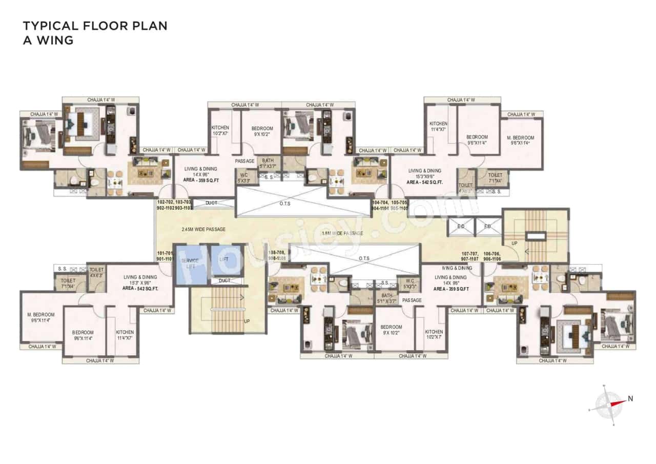 Today Global Mangalam Floor plan 2