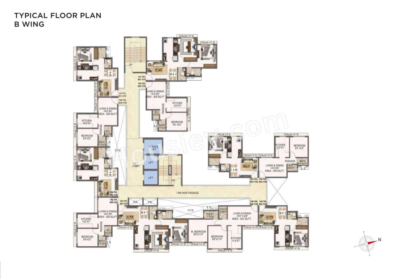 Today Global Mangalam Floor plan 1