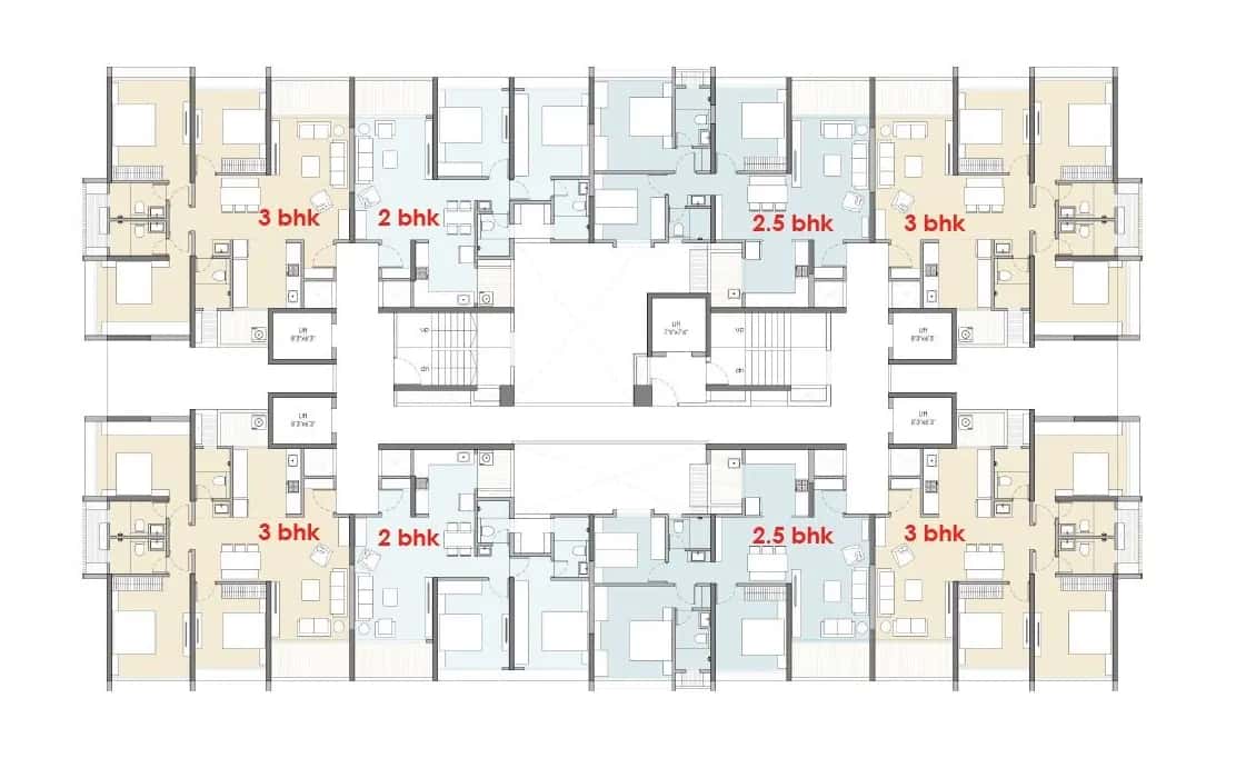 Pristine Tranquil Garden Floor plan 1