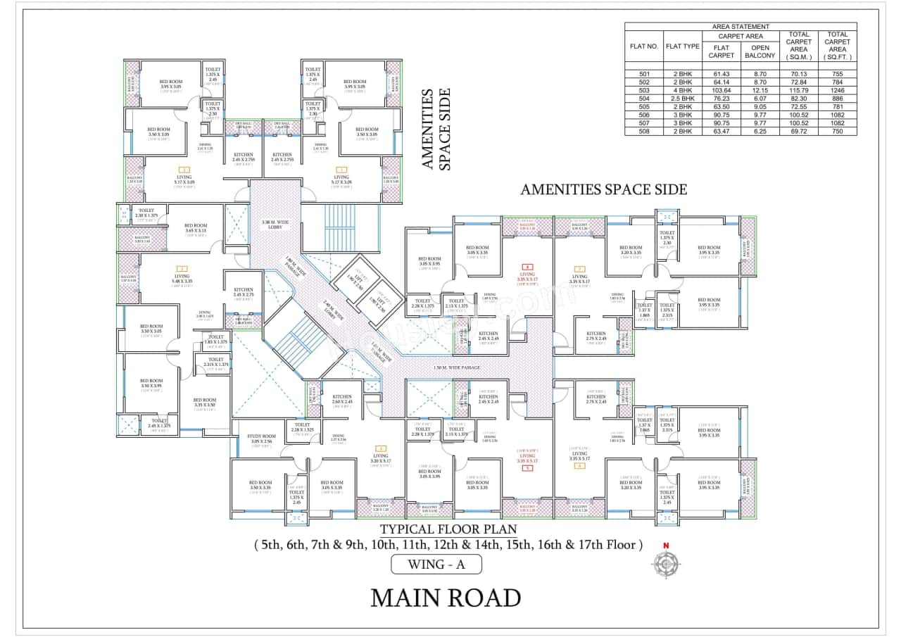 Triaa One Aretha Floor plan 3