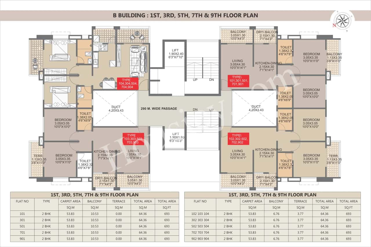 Yashoda Trident 9 Floor plan 4