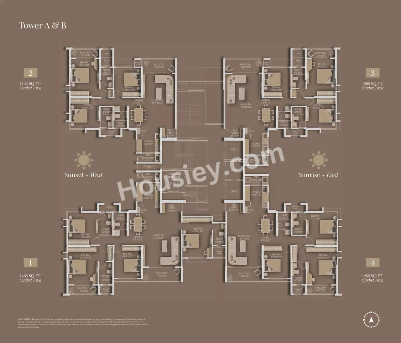 Tulip Avana Floor plan 1