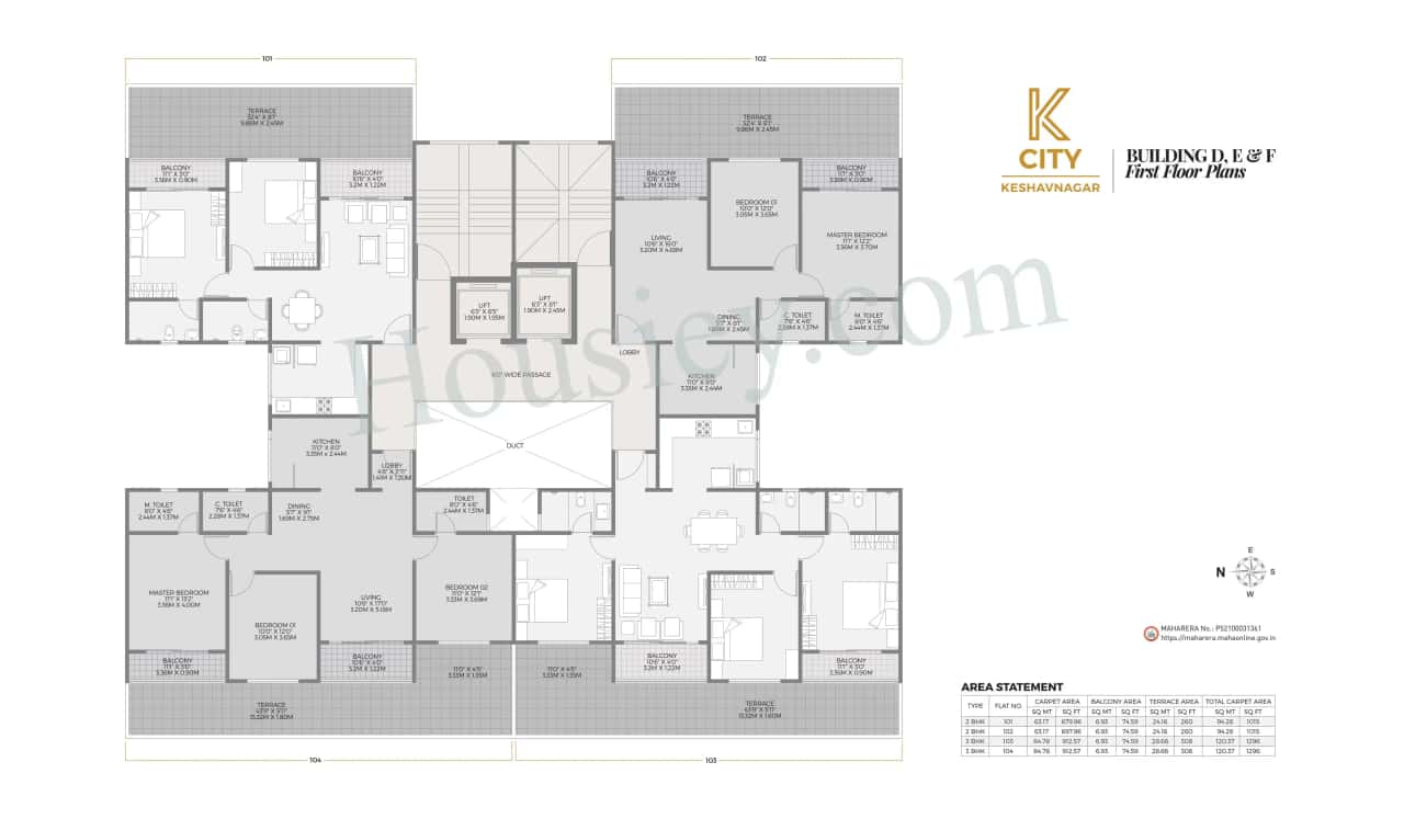Unique K City Floor plan 4