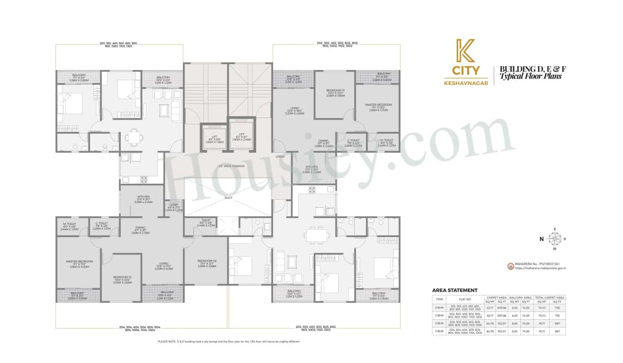 Unique K City Floor plan 6