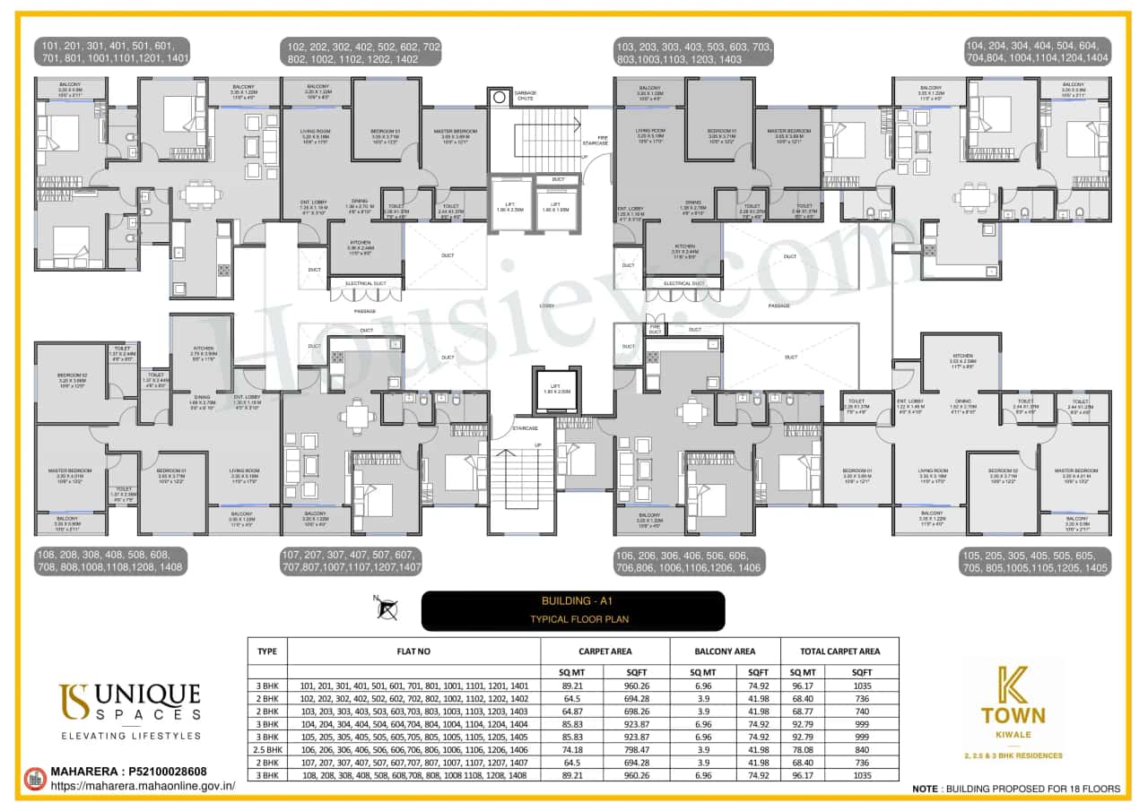 Unique K Town Floor plan 2