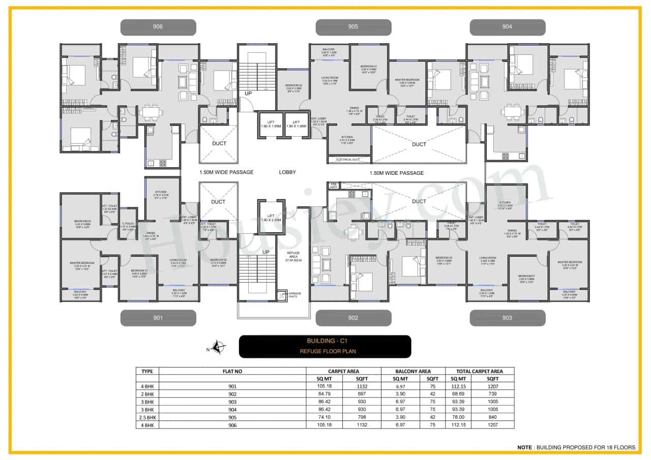 Unique K Town Floor plan 7