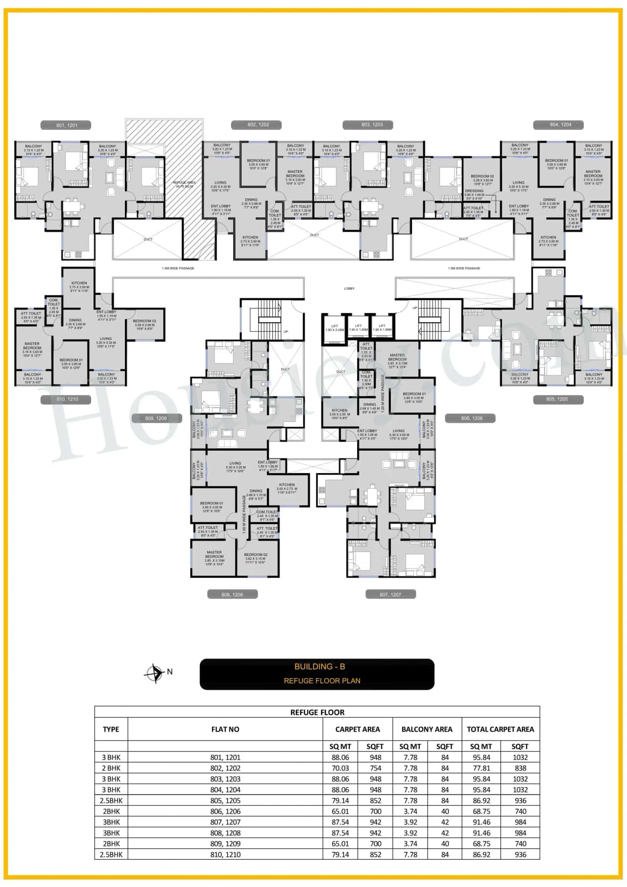 Unique K Ville Floor plan 1