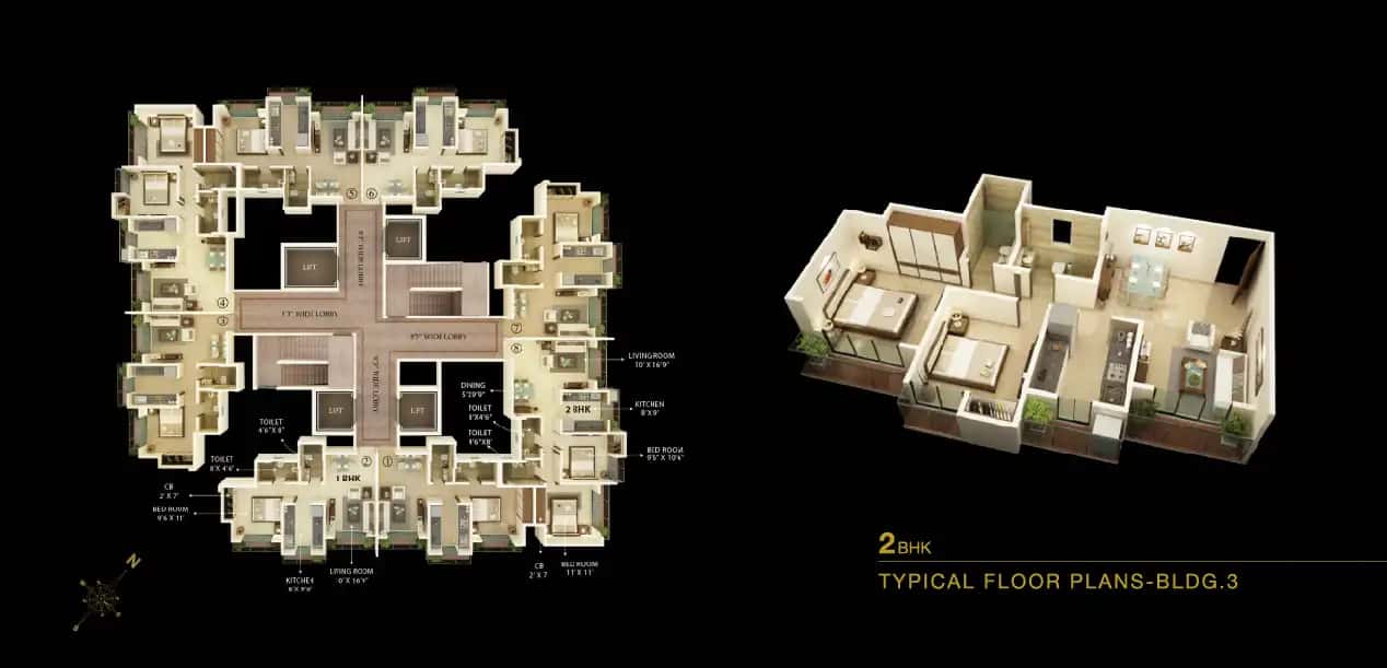 Unique Vistas Floor plan 1