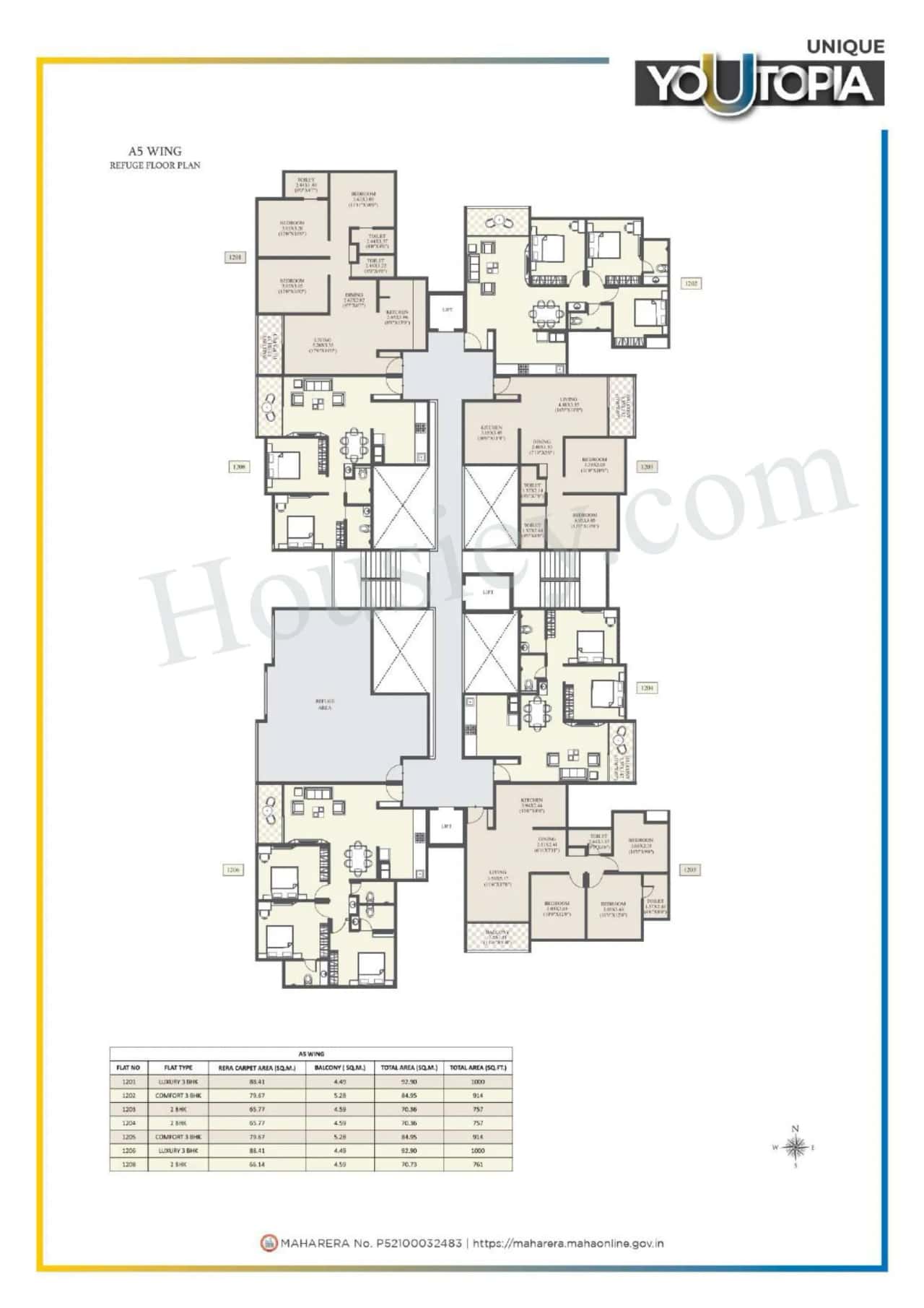 Unique Youtopia Phase 3 Floor plan 8