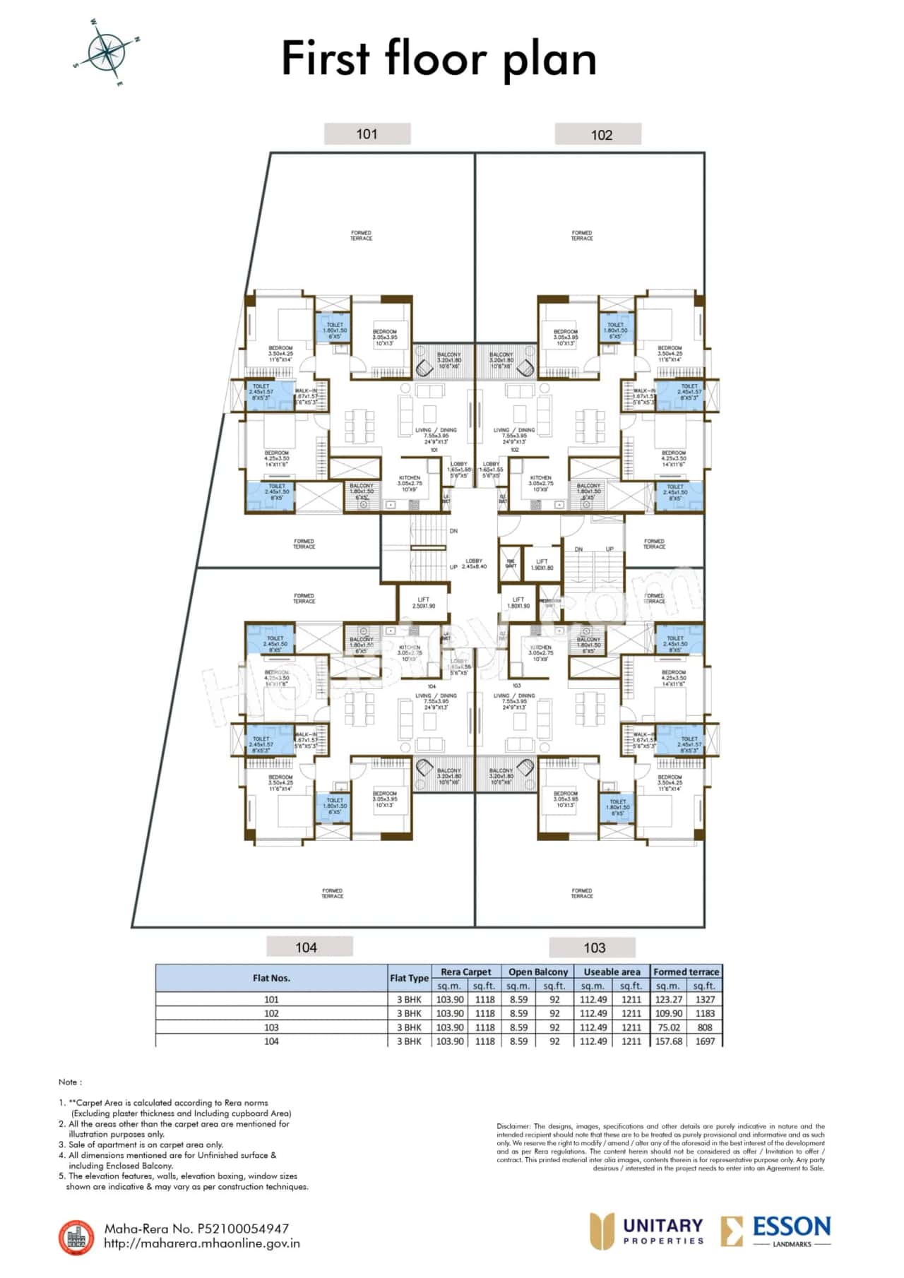Unitary Constella Floor plan 2