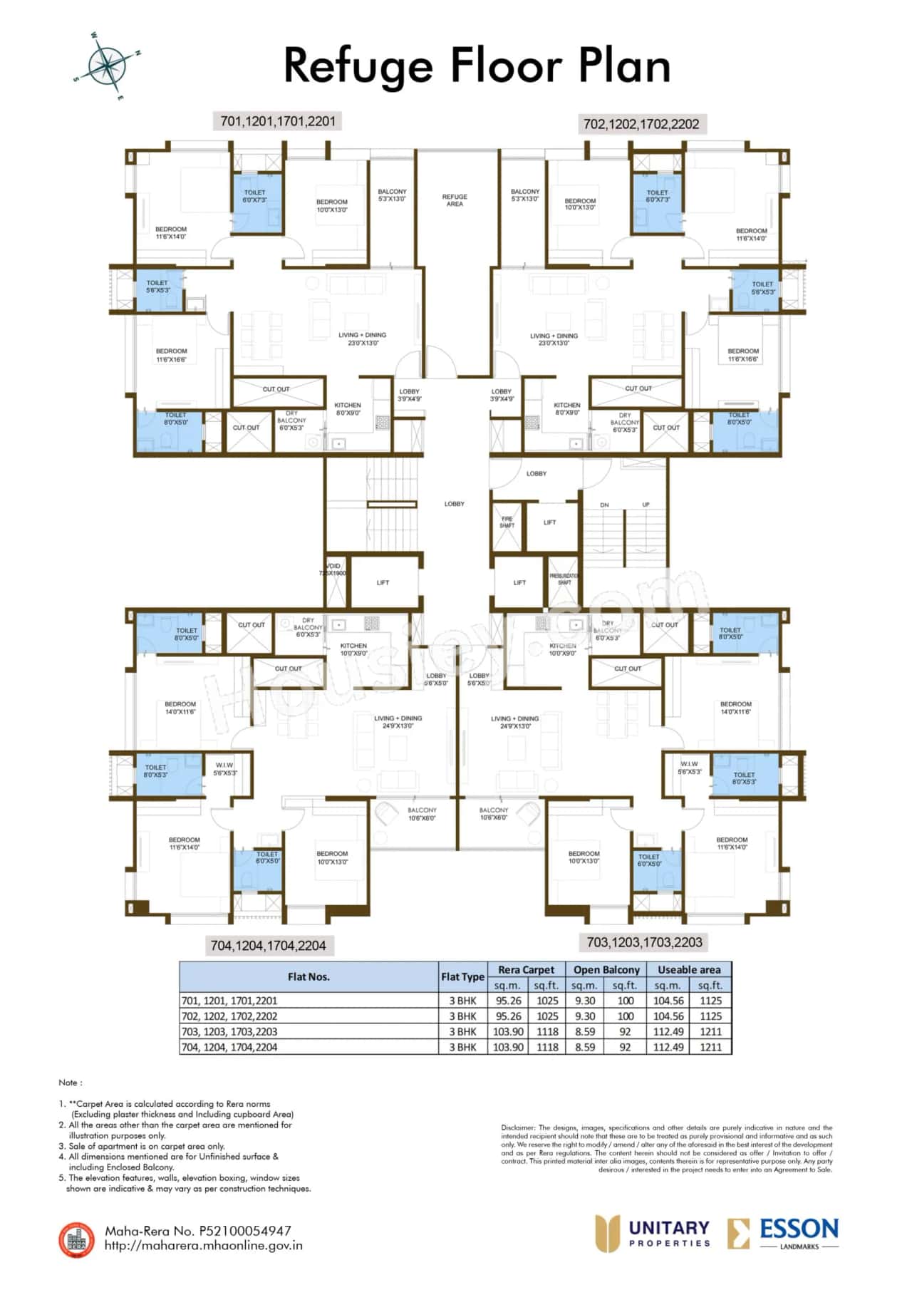 Unitary Constella Floor plan 1