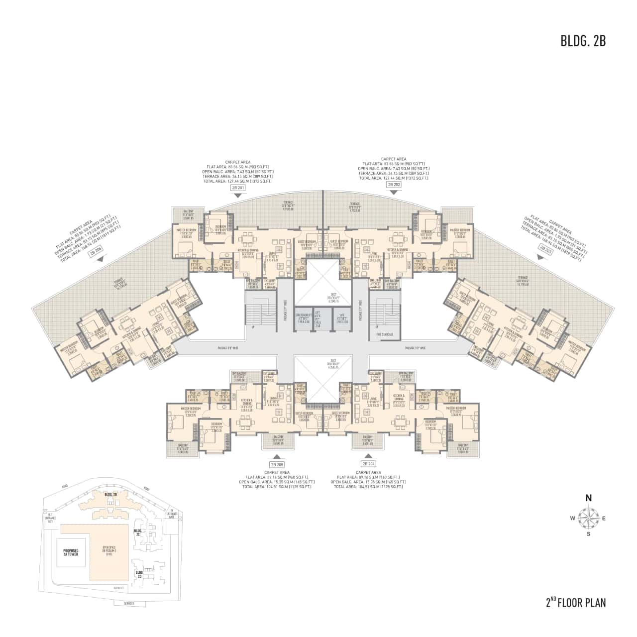 Urban SkyLine Phase-I Floor plan 2