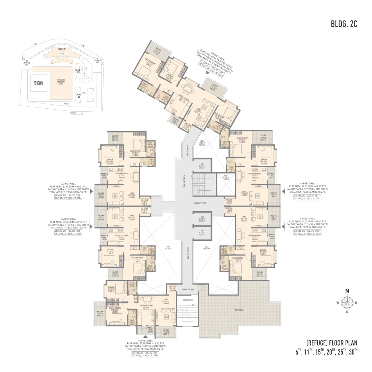 Urban SkyLine Phase-I Floor plan 3
