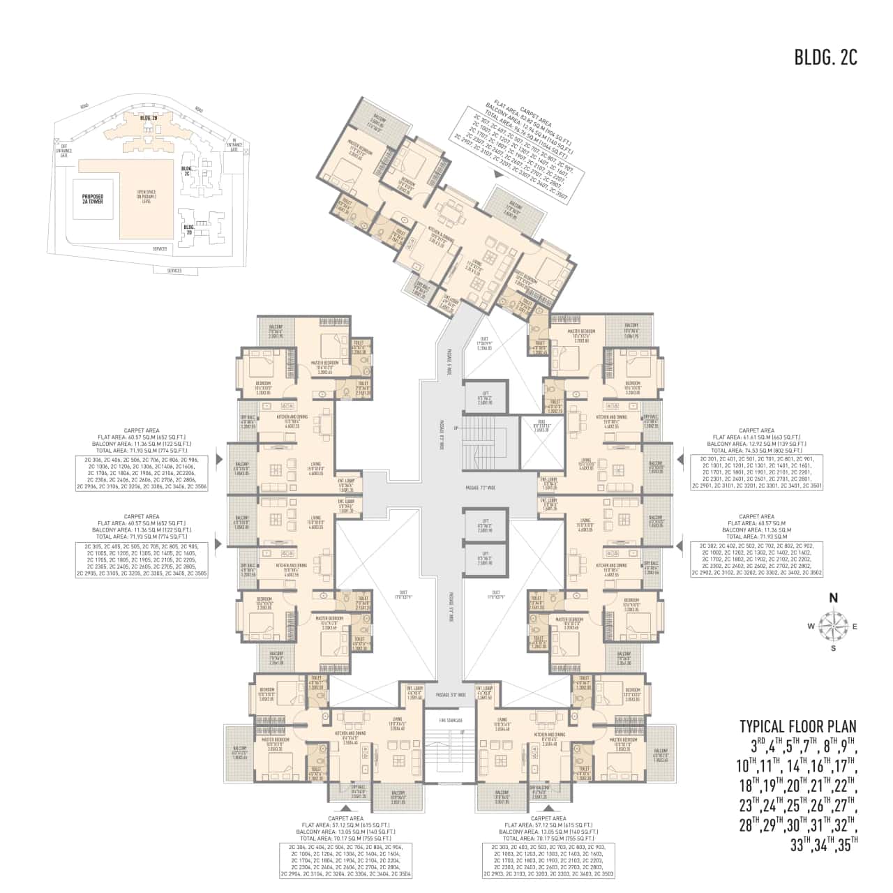 Urban SkyLine Phase-I Floor plan 4