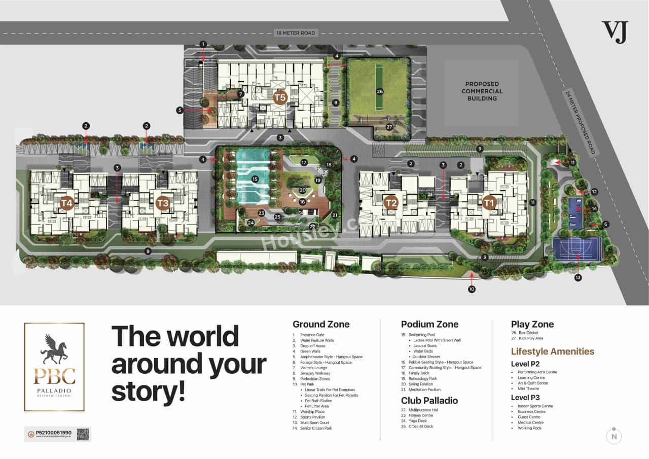 VJ Palladio Balewadi Central Master Plan