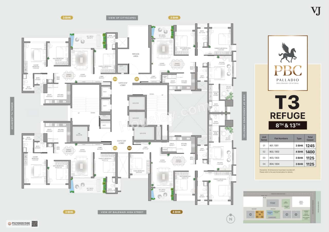 VJ Palladio Balewadi Central Floor plan 9
