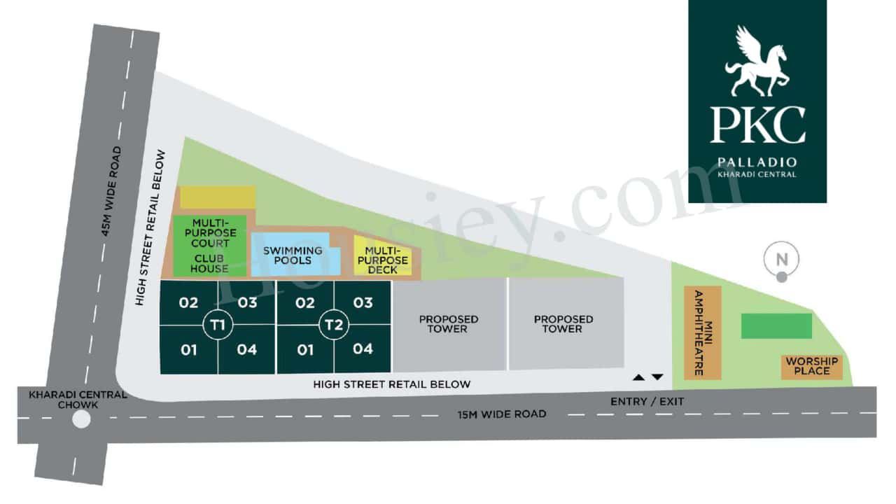 VJ Palladio Kharadi Central Floor plan 2
