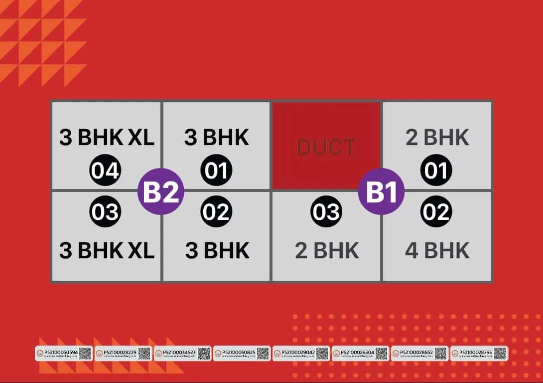 VJ Wakad Downtown Floor plan 3