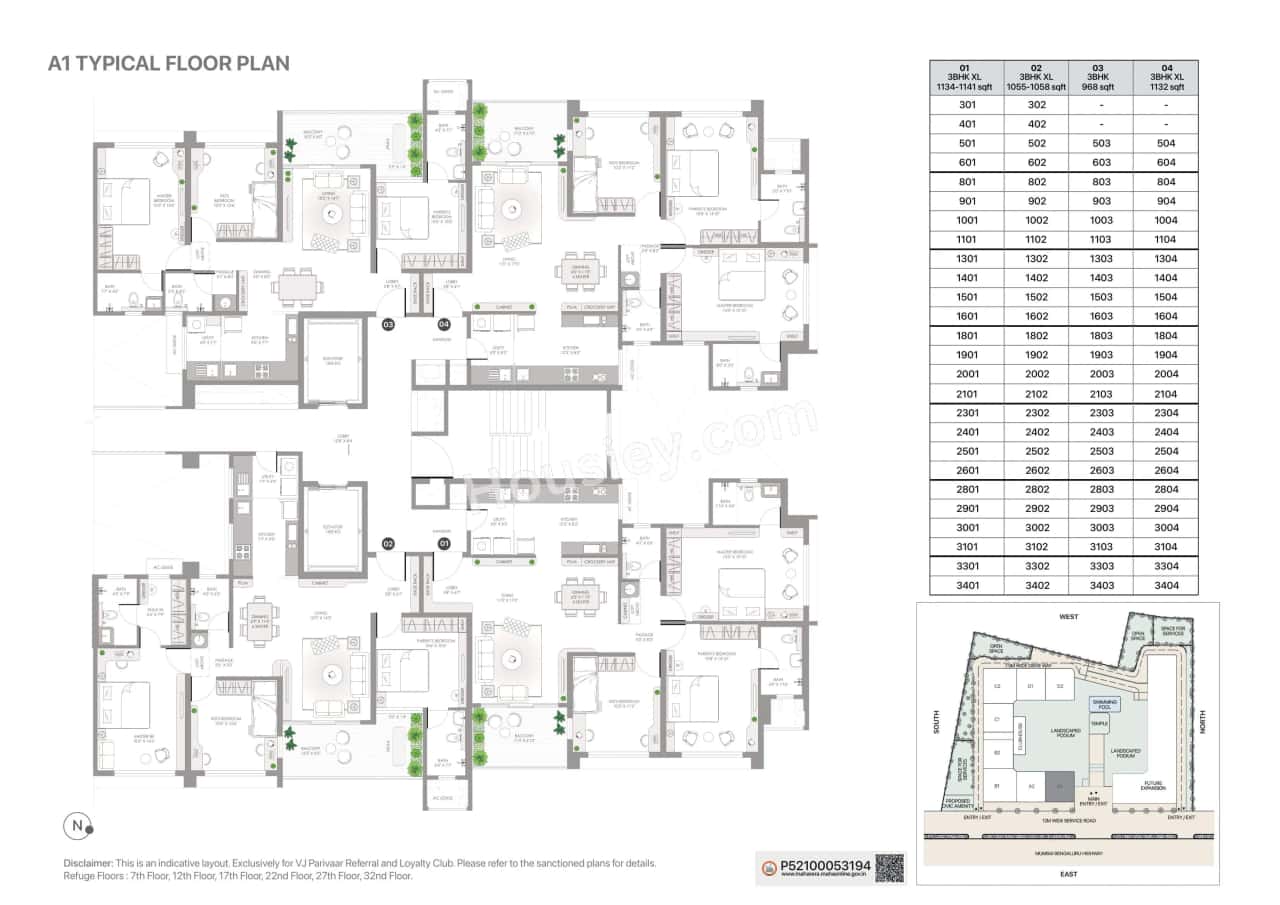 VJ Yashwin Urbo Centro Floor plan 3