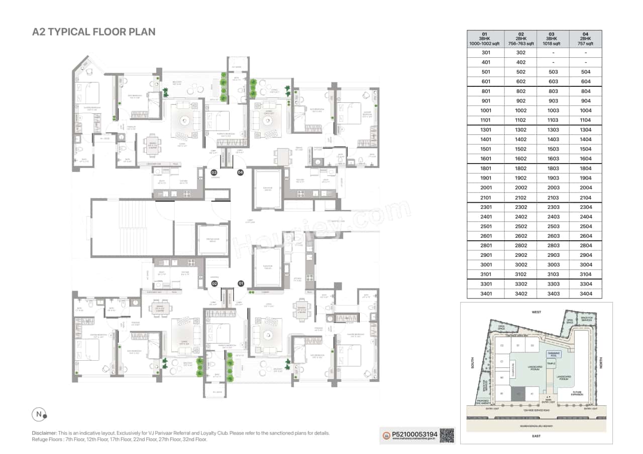 VJ Yashwin Urbo Centro Floor plan 4