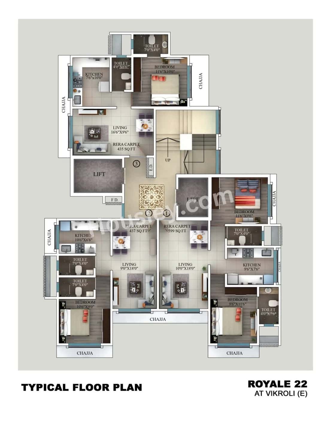 VS Royal 22 Floor plan 1