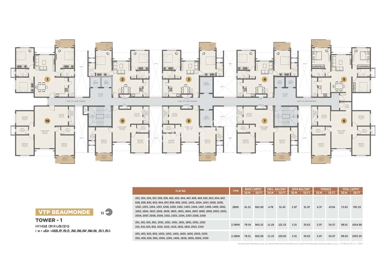 VTP Beaumonde Floor plan 5