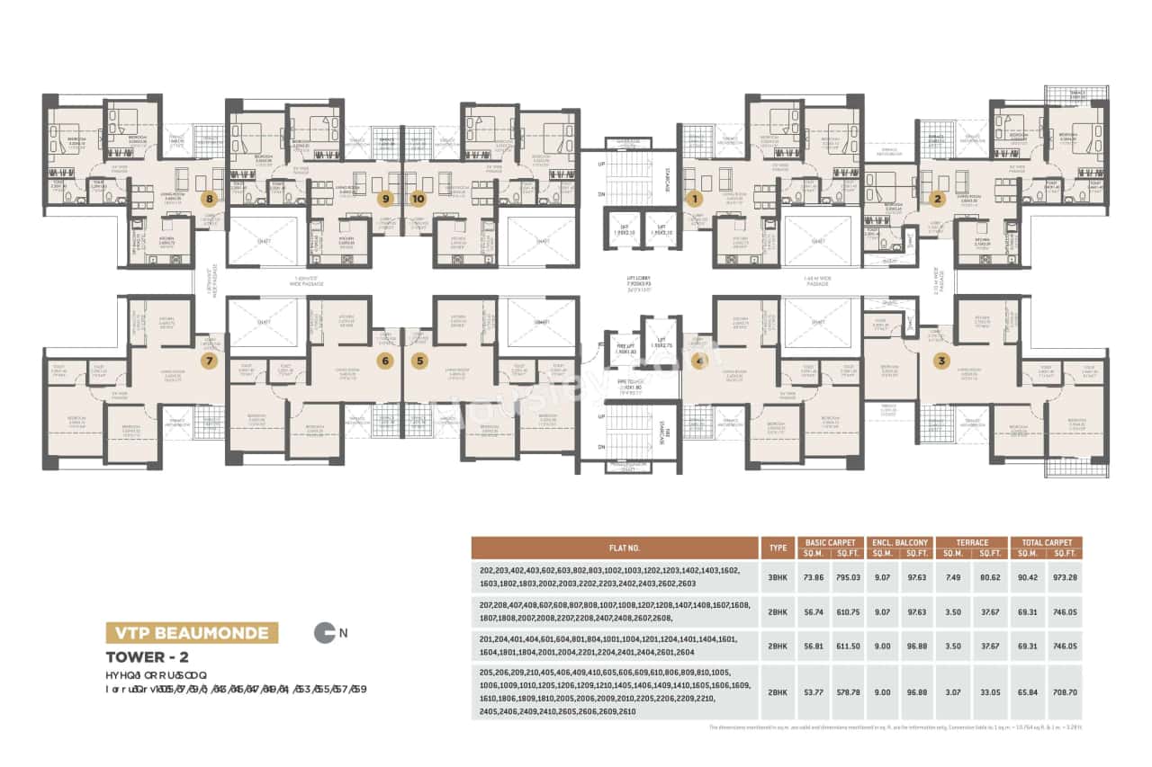 VTP Beaumonde Floor plan 6