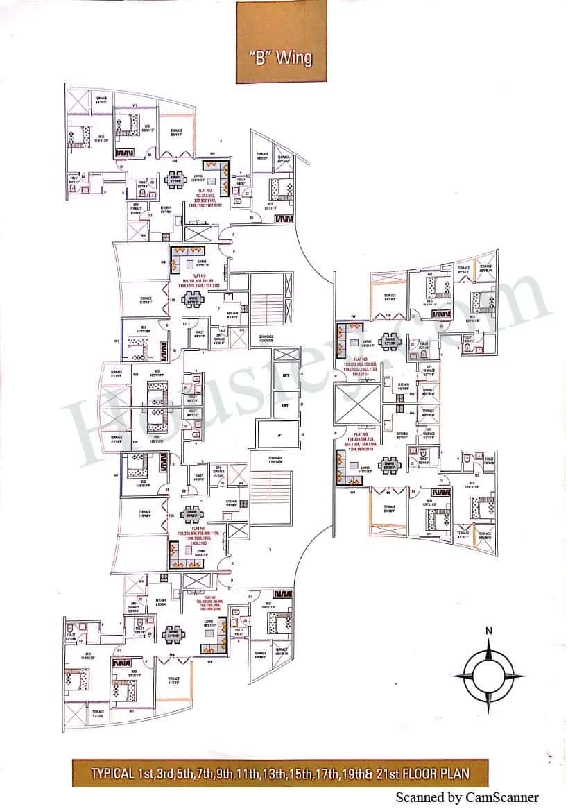 Twinstar Vaastu Imperial Floor plan 3