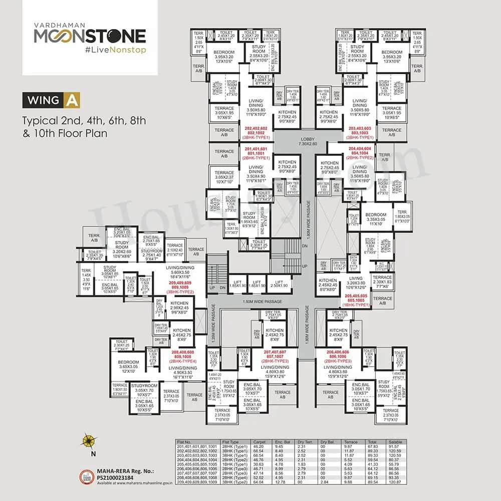 Vardhman Moonstone Floor plan 2