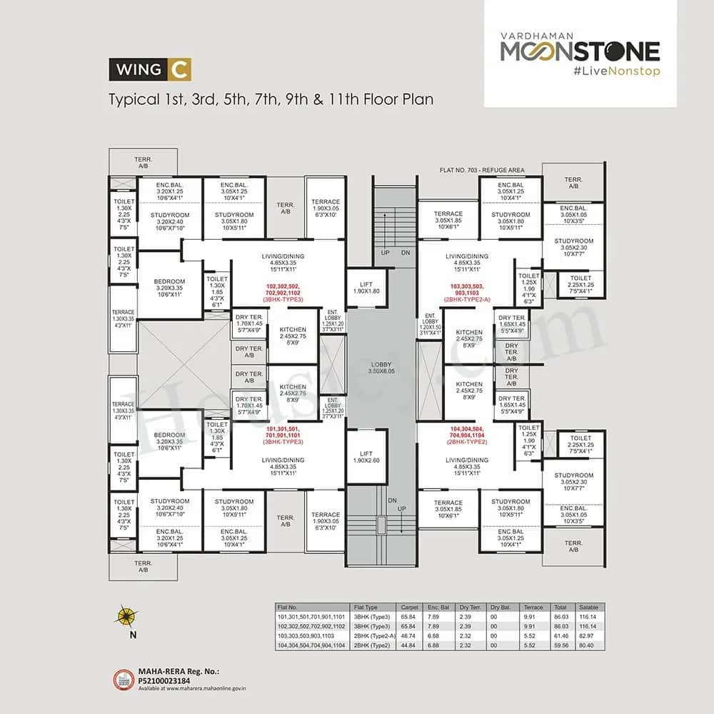 Vardhman Moonstone Floor plan 5