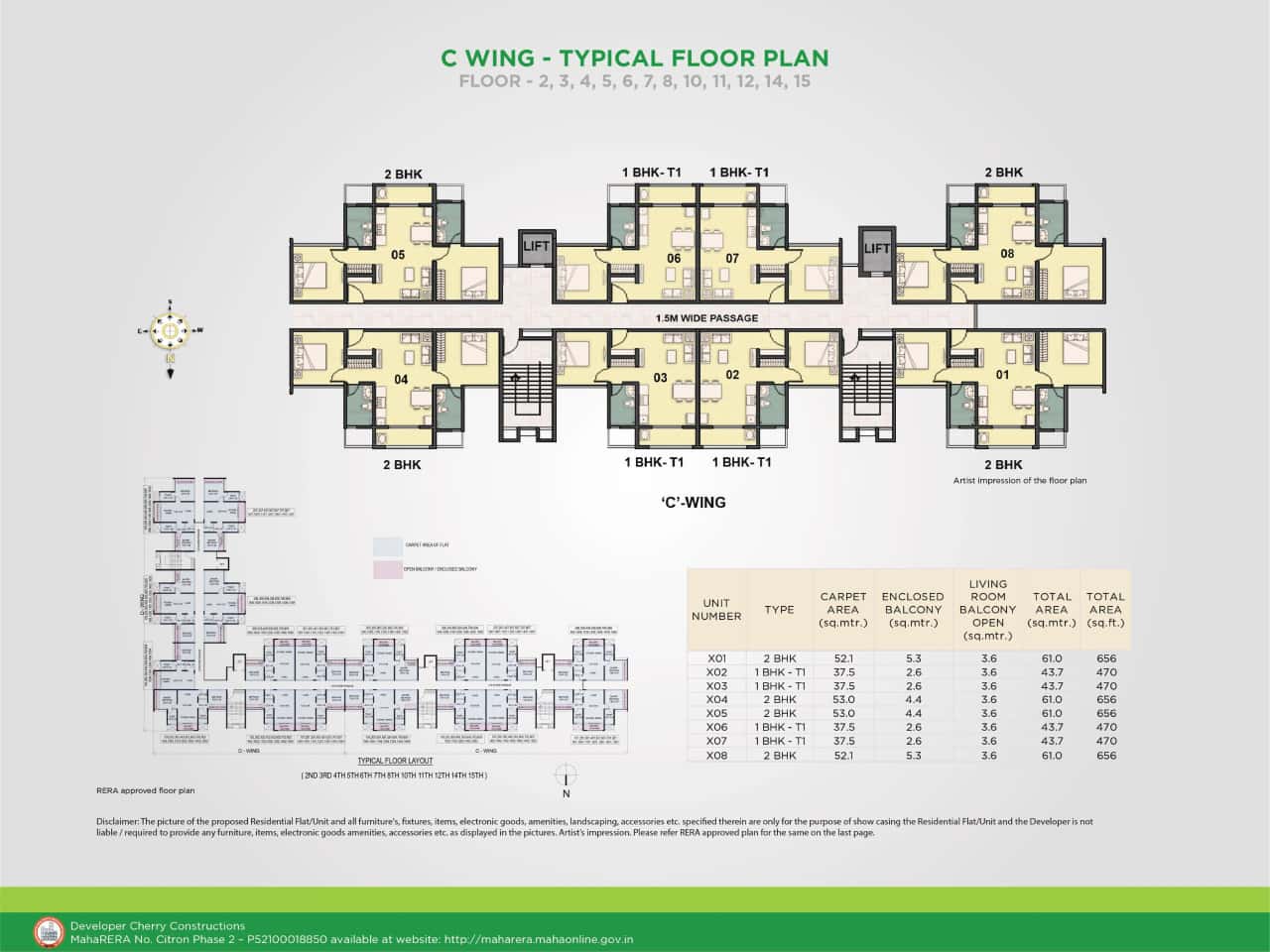Vascon Citron Phase 2 Floor plan 3