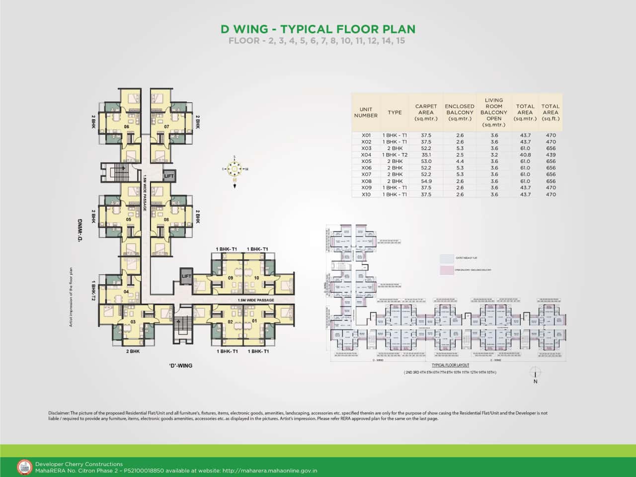 Vascon Citron Phase 2 Floor plan 4