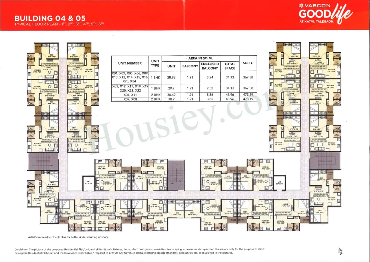 Vascon Goodlife Floor plan 1
